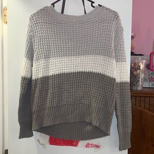 Knitted look sweater